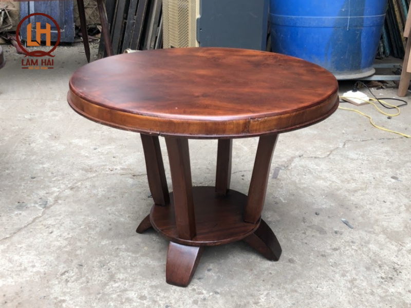 Bàn cafe gỗ tròn Lâm Hải Bàn cafe gỗ tròn Lâm Hải