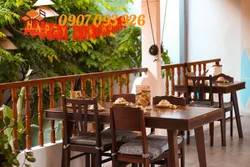 Review địa chỉ bán bàn ăn nhà hàng bằng gỗ tự nhiên giá hời