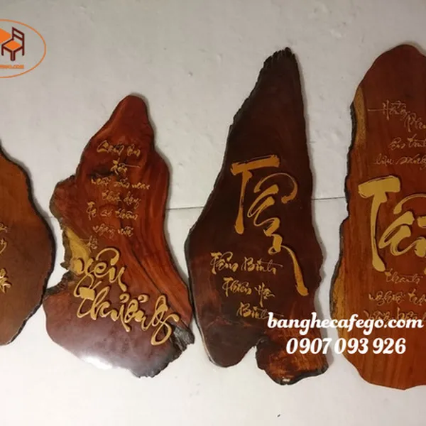 Tranh gỗ chữ thư pháp: Nghệ thuật cùng giá trị vượt thời gian