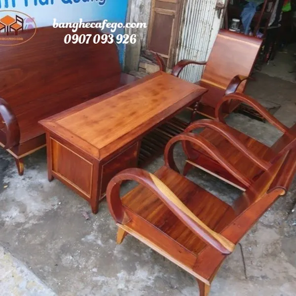 Salon thùng ghế dài: Mang tới phong cách hoài cổ cho không gian