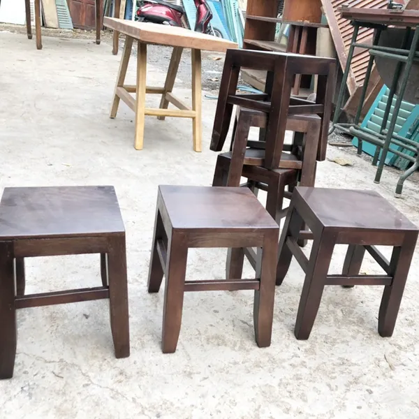 Ghế đôn gỗ cao 45cm