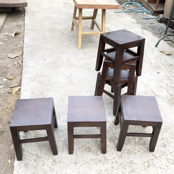 Ghế đôn gỗ cao 45cm