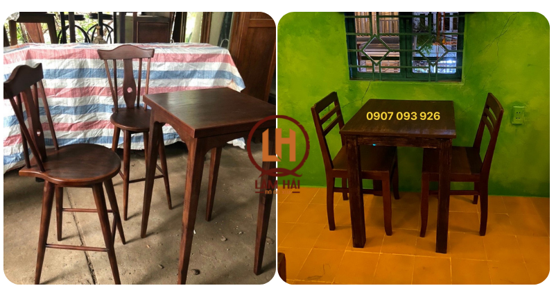 Xưởng Lâm Hải chuyên bán bộ bàn ghế gỗ cafe mini Xưởng Lâm Hải chuyên bán bộ bàn ghế gỗ cafe mini