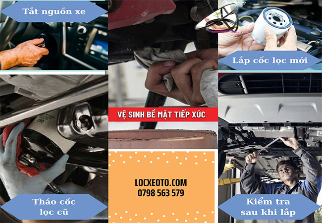 trình tự thay lọc nhớt xe ô tô trình tự thay lọc nhớt xe ô tô