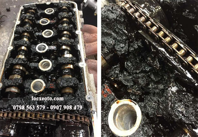 các tạp chất, bụi bẩn từ dầu bẩn không được thay cốc lọc dầu ô tô lâu ngày các tạp chất, bụi bẩn từ dầu bẩn không được thay cốc lọc dầu ô tô lâu ngày