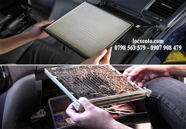 lưới lọc bám bẩn nhiều sẽ tắc nghẽn quá trình lưu thông không khí trên xe lưới lọc bám bẩn nhiều sẽ tắc nghẽn quá trình lưu thông không khí trên xe