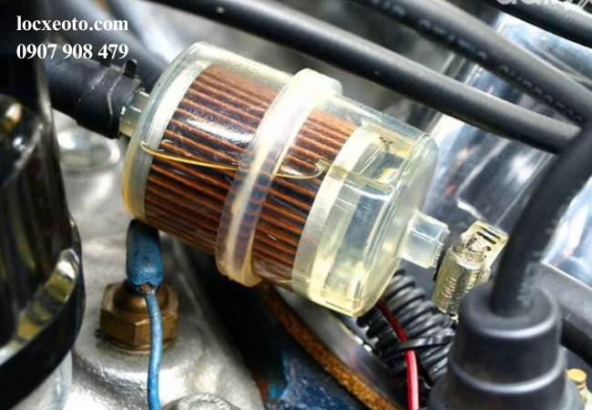 Sau một thời gian sử dụng, lọc xăng có thể bị tắc nghẽn Sau một thời gian sử dụng, lọc xăng có thể bị tắc nghẽn