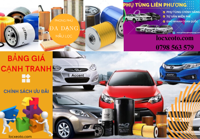 Liên Phương chuyên sỉ và lẻ lọc gió ô tô, lọc nhớt xe ô tô du lịch, phục vụ đa dạng dòng xe Liên Phương chuyên sỉ và lẻ lọc gió ô tô, lọc nhớt xe ô tô du lịch, phục vụ đa dạng dòng xe