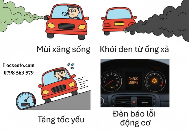 Lọc gió động cơ ô tô khả năng lọc và dẫn khí bị suy giảm Lọc gió động cơ ô tô khả năng lọc và dẫn khí bị suy giảm