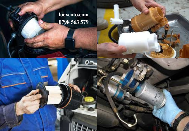 Kiểm tra lọc nhiên liệu ít nhất một lần mỗi năm hoặc sau mỗi 20.000 - 40.000 km Kiểm tra lọc nhiên liệu ít nhất một lần mỗi năm hoặc sau mỗi 20.000 - 40.000 km