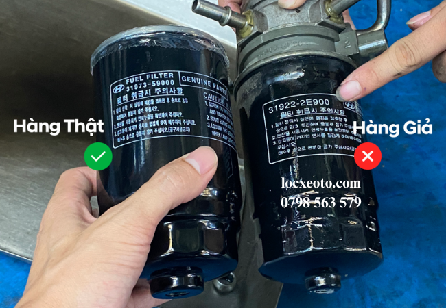 Lọc nhiên liệu chính hãng mang lại sự yên tâm về chất lượng và độ tương thích. Lọc nhiên liệu chính hãng mang lại sự yên tâm về chất lượng và độ tương thích.