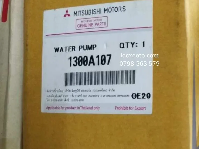 BƠM NƯỚC MITSUBISHI ATTRAGE MIRAGE
