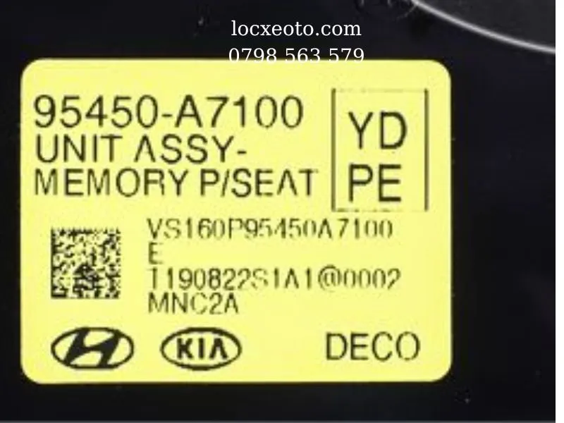 HỘP ĐIỀU KHIỂN GHẾ KIA FORTE CERATO K3