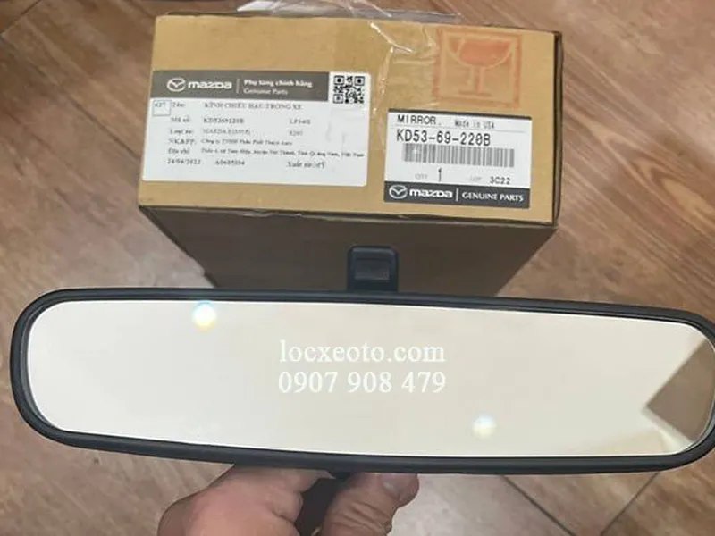 Gương trong xe ô tô mazda 3 chính hãng