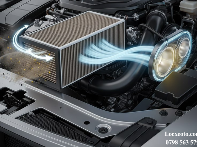 Lọc gió động cơ ô tô là gì? Cấu tạo và nguyên lý hoạt động