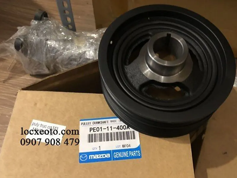 Puly  trục cơ xe ô tô mazda 3 mazda 6 cx5