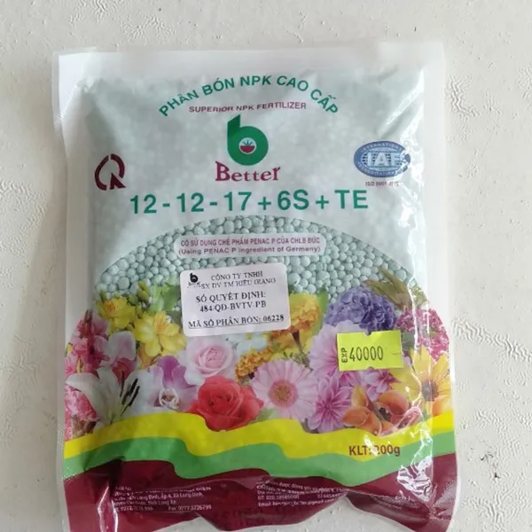 PHÂN BÓN 12-12-17+6s+TE