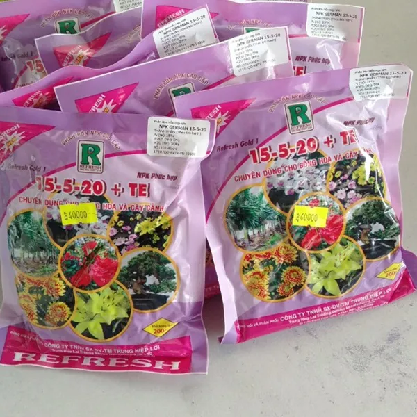 PHÂN BÓN 15-5-20-TE