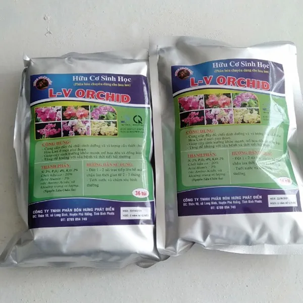 PHÂN BÓN HỮU CƠ SINH HỌC DÙNG CHO LAN L V ORCHID