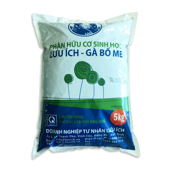 PHÂN GÀ HỮU CƠ SINH HỌC 5KG