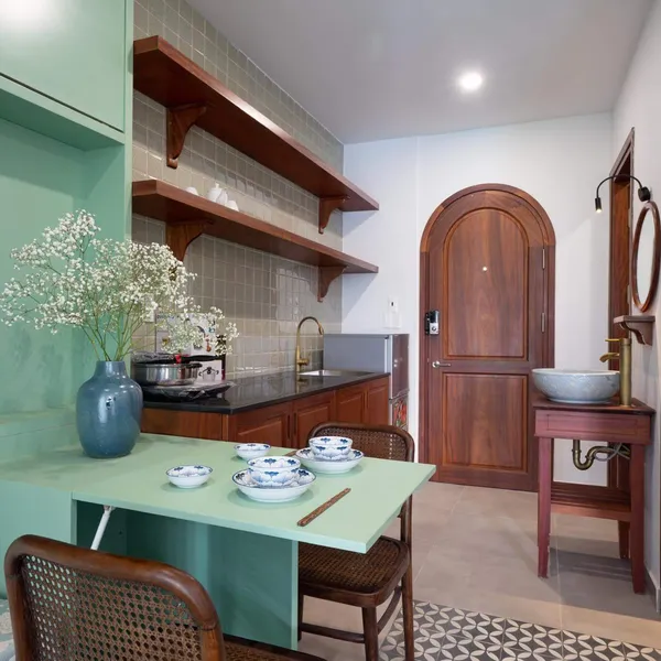 Green Studio with balcony at Thanh Da area, Binh Thanh