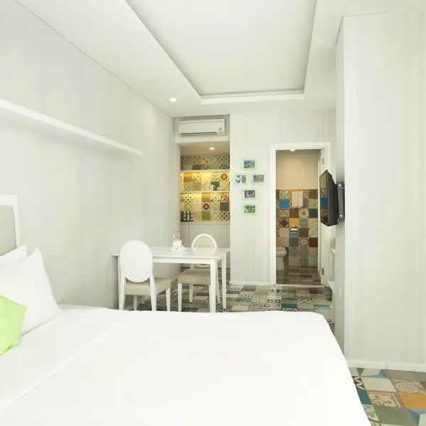 Studio with full body glass door | bathtub | kitchen | sofa | 30m2 | Pool 