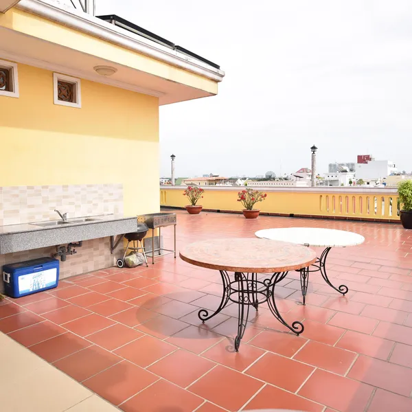 3-Bedroom Serivced Apartment with Balcony in Thao Dien | Brightly & Peaceful | Pool & Gym  