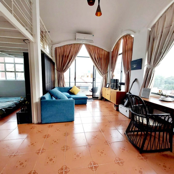 Penthouse Duplex 2-Bedroom | Phu Nhuan | 50m2 | Fully Furnished | Balcony