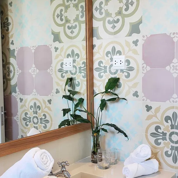 Pastel Studio | Binh Thanh | Balcony, kitchen, sofa & desk | Pool on the roof