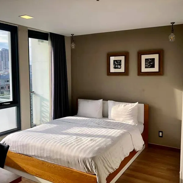 Two Bedroom Penthouse with 3 balconies | River view from the top of the building | Thao Dien