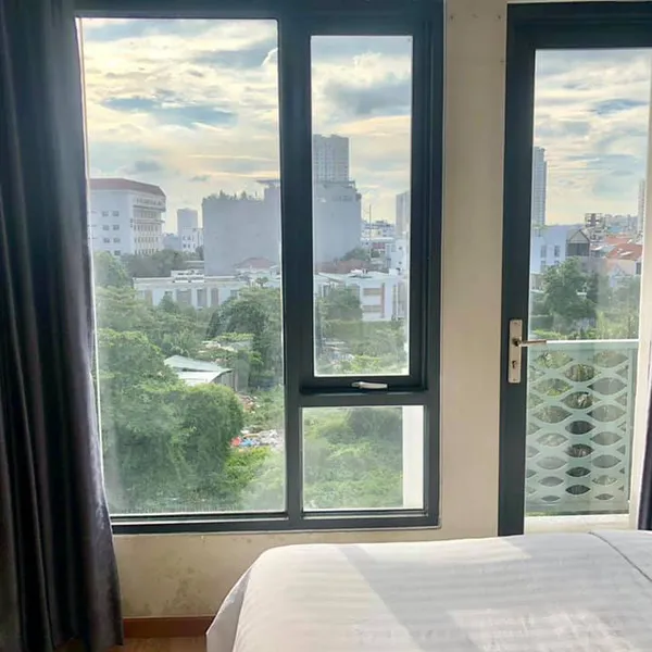 Two Bedroom Penthouse with 3 balconies | River view from the top of the building | Thao Dien