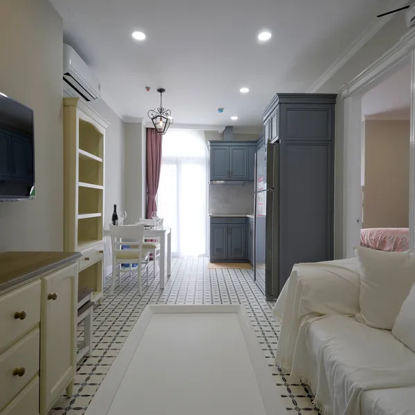 Apartment with balcony in Thao Dien | Swmimming Pool & Gym | 5th Floor