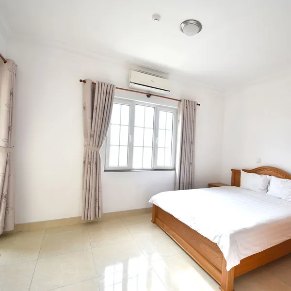 3-Bedroom Serivced Apartment with Balcony in Thao Dien | Brightly & Peaceful | Pool & Gym  
