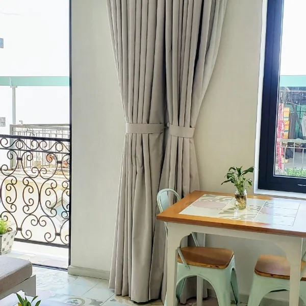 Pastel Studio | Binh Thanh | Balcony, kitchen, sofa & desk | Pool on the roof