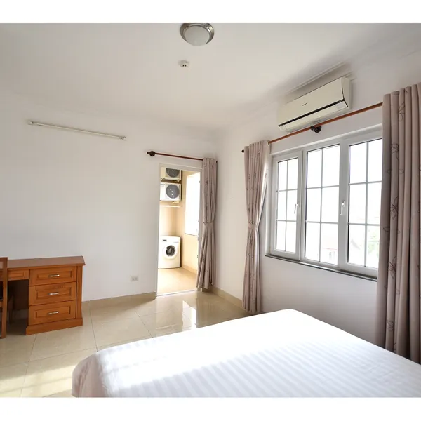 3-Bedroom Serivced Apartment with Balcony in Thao Dien | Brightly & Peaceful | Pool & Gym  