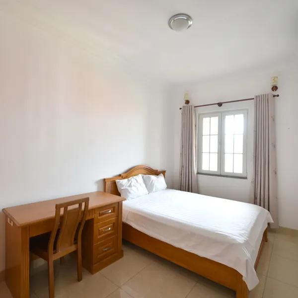3-Bedroom Serivced Apartment with Balcony in Thao Dien | Brightly & Peaceful | Pool & Gym  