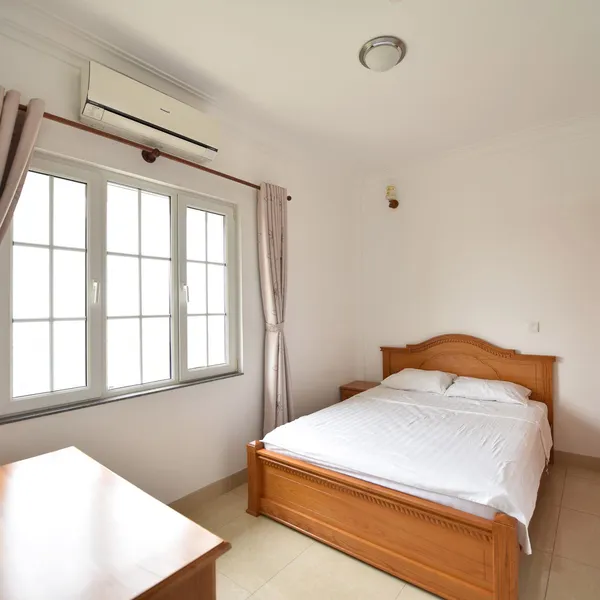 3-Bedroom Serivced Apartment with Balcony in Thao Dien | Brightly & Peaceful | Pool & Gym  