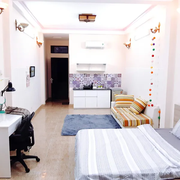 Studio with balcony near Landmark 81 | Binh Thanh | 45m2
