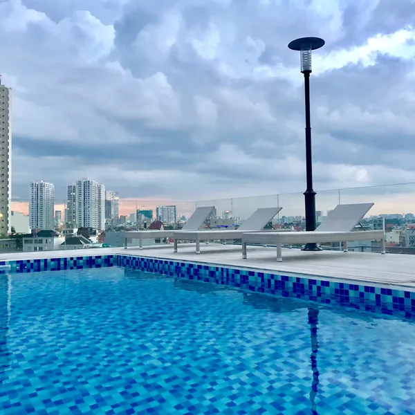 Two Bedroom Penthouse with 3 balconies | River view from the top of the building | Thao Dien