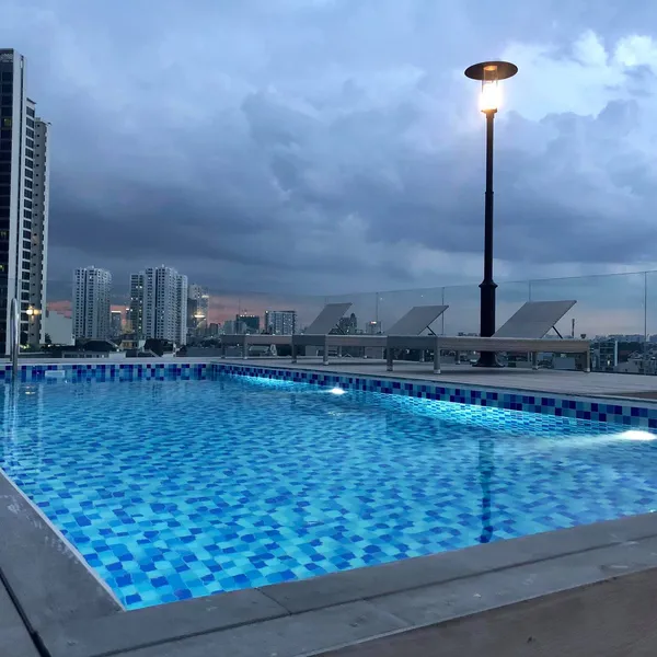 Two Bedroom Penthouse with 3 balconies | River view from the top of the building | Thao Dien