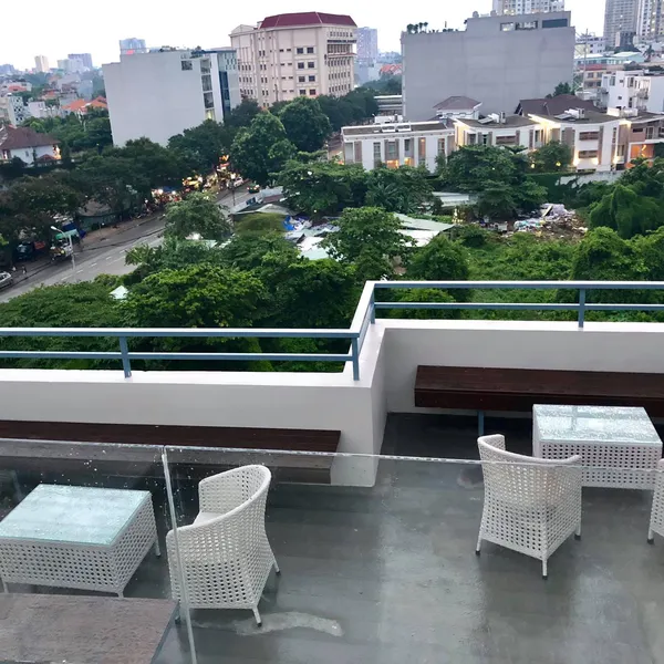 Two Bedroom Penthouse with 3 balconies | River view from the top of the building | Thao Dien
