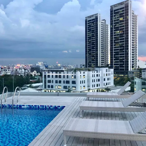 Two Bedroom Penthouse with 3 balconies | River view from the top of the building | Thao Dien