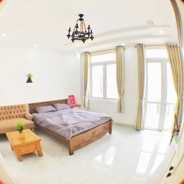 𝗕𝗿𝗶𝗴𝗵𝘁 𝘀𝗲𝗿𝘃𝗶𝗰𝗲𝗱 𝗮𝗽𝗮𝗿𝘁𝗺𝗲𝗻𝘁 with balcony 𝗶𝗻 𝗕𝗶𝗻𝗵 𝗧𝗵𝗮𝗻𝗵 