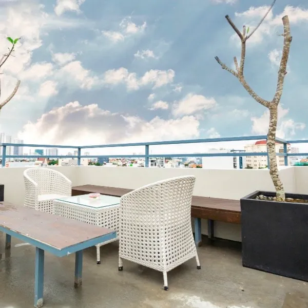 Two Bedroom Penthouse with 3 balconies | River view from the top of the building | Thao Dien