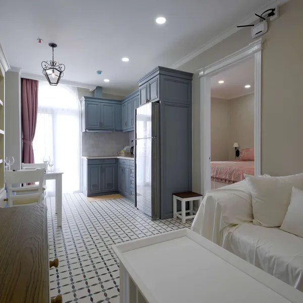 Apartment with balcony in Thao Dien | Swmimming Pool & Gym | 5th Floor