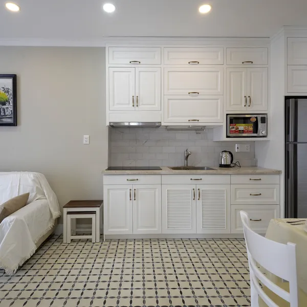 Serviced 2-bedroom apt in Thao Dien, french style