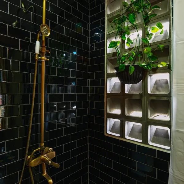 NEW ! Indochine Style Studio at the City center | High Floor |  Balcony + Windows