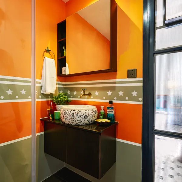 NEW ! Indochine Style Studio at the City center | High Floor |  Balcony 