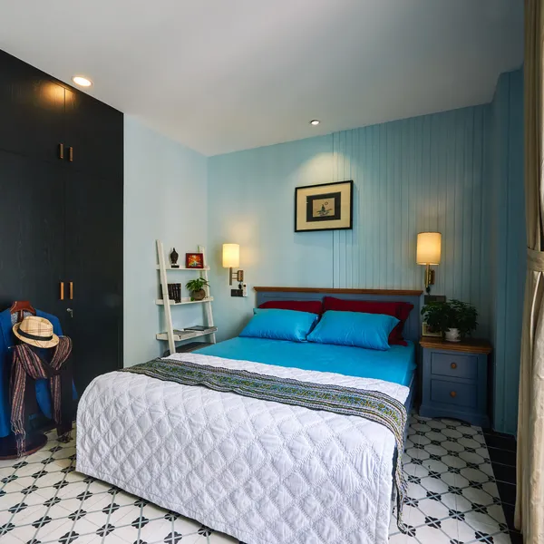 NEW ! Indochine Style Studio at the City center | High Floor |  Balcony 