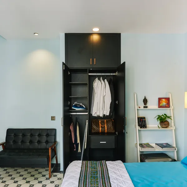 NEW ! Indochine Style Studio at the City center | High Floor |  Balcony 
